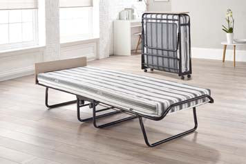 Jay-Be Supreme Automatic Folding Bed with Rebound e-Fibre Mattress - Single