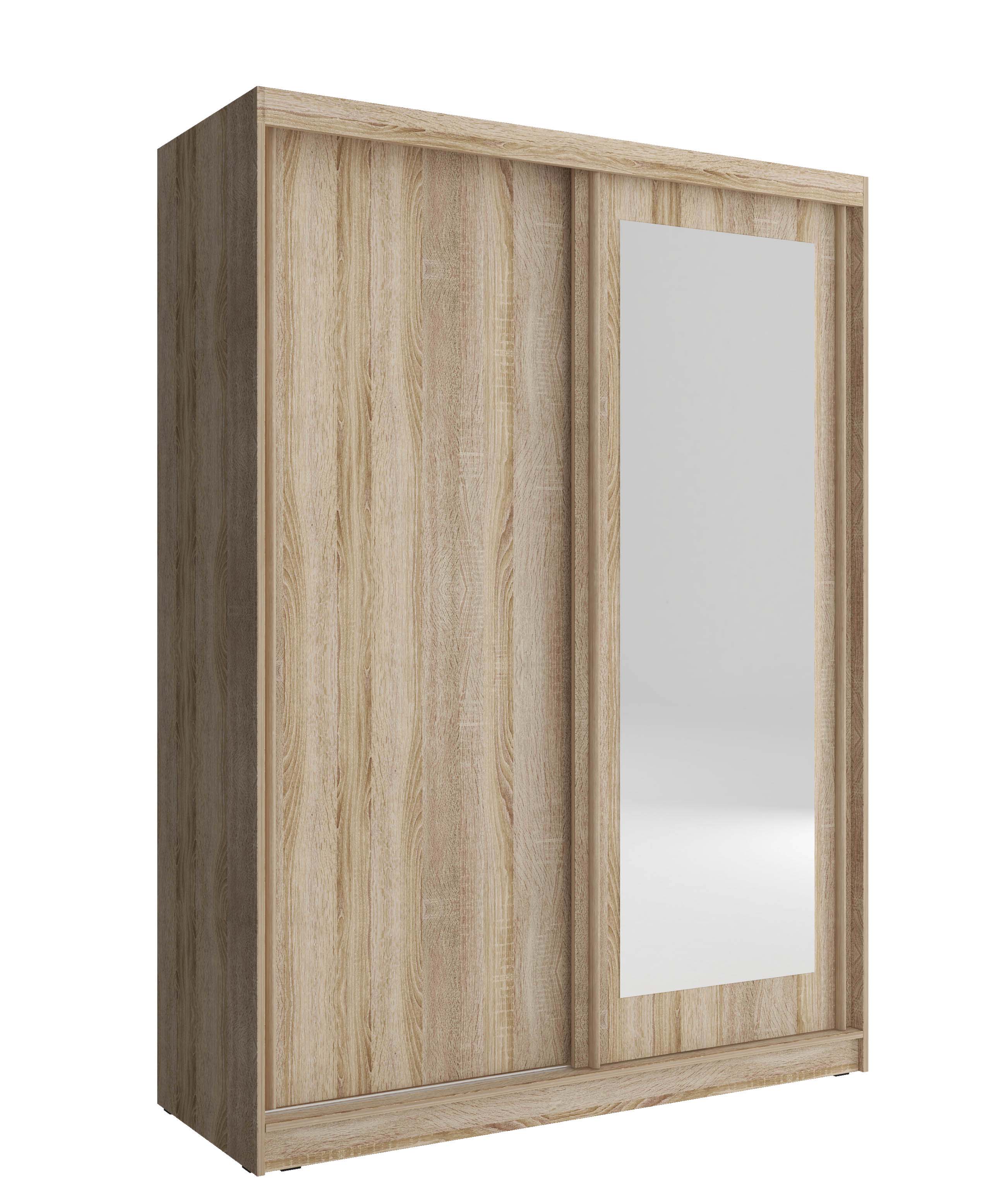 Alaska 1.5m Sliderobe - Oak Sonoma