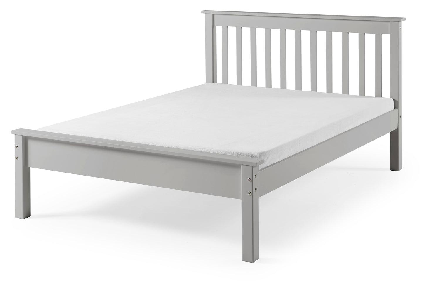 Arizona 4'6 Low End Bed - French Grey