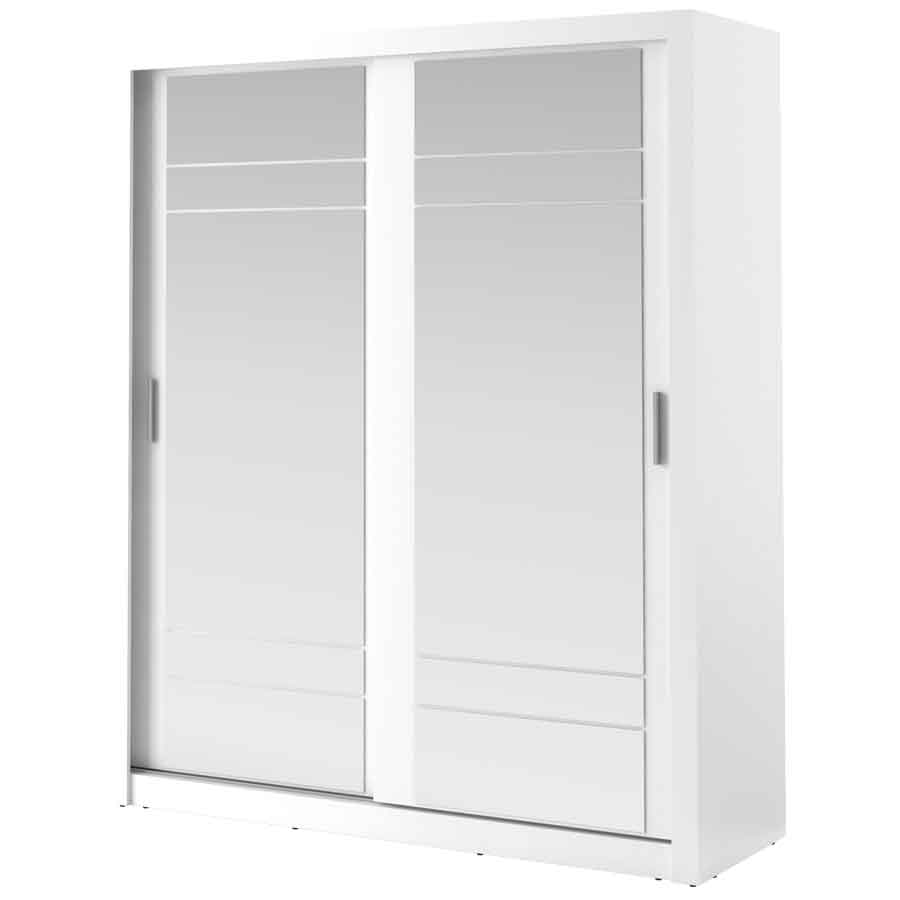 Boston Small Sliderobe 2.03m - White