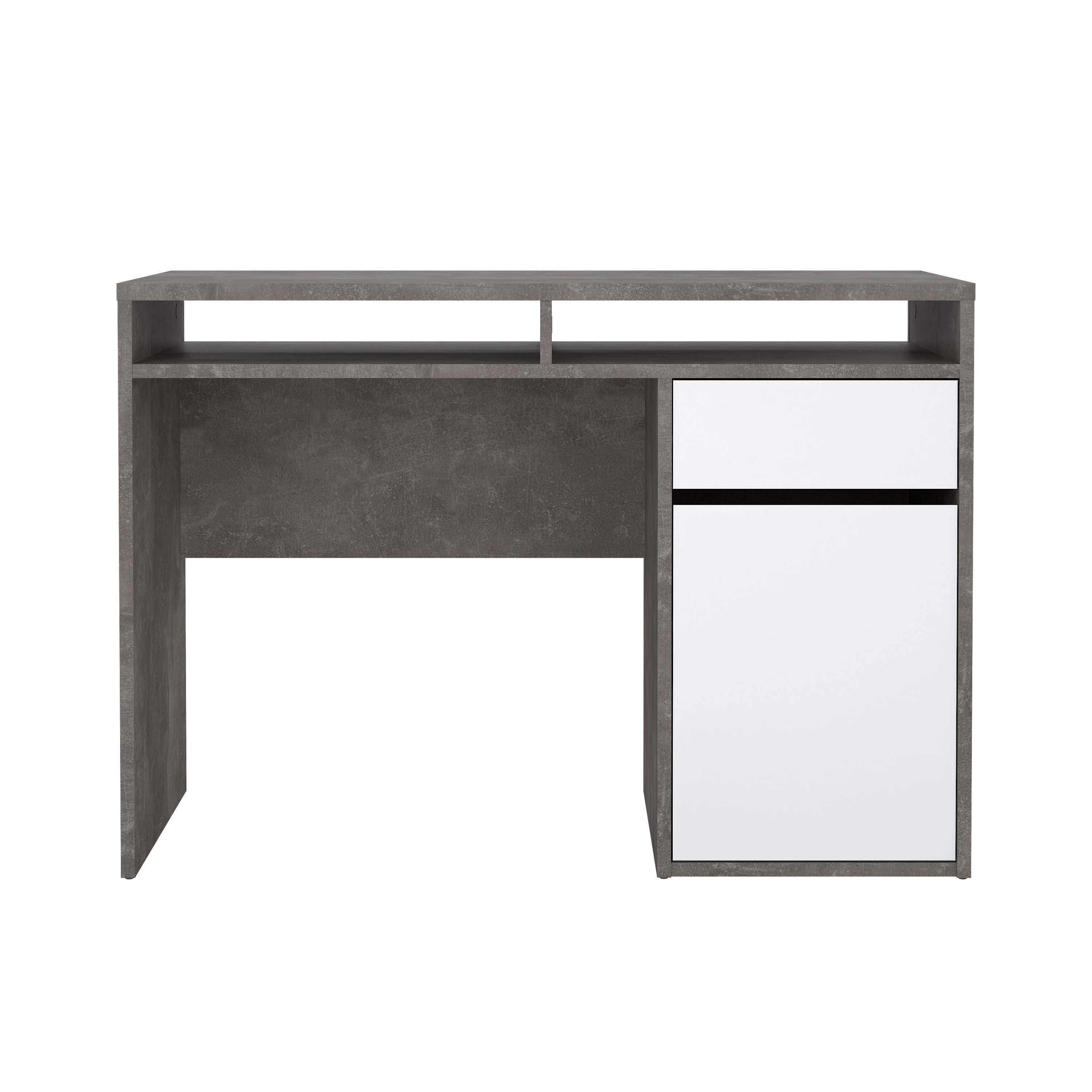 Function Plus Desk 70488 - Oxid Beton White - 70488gxuu