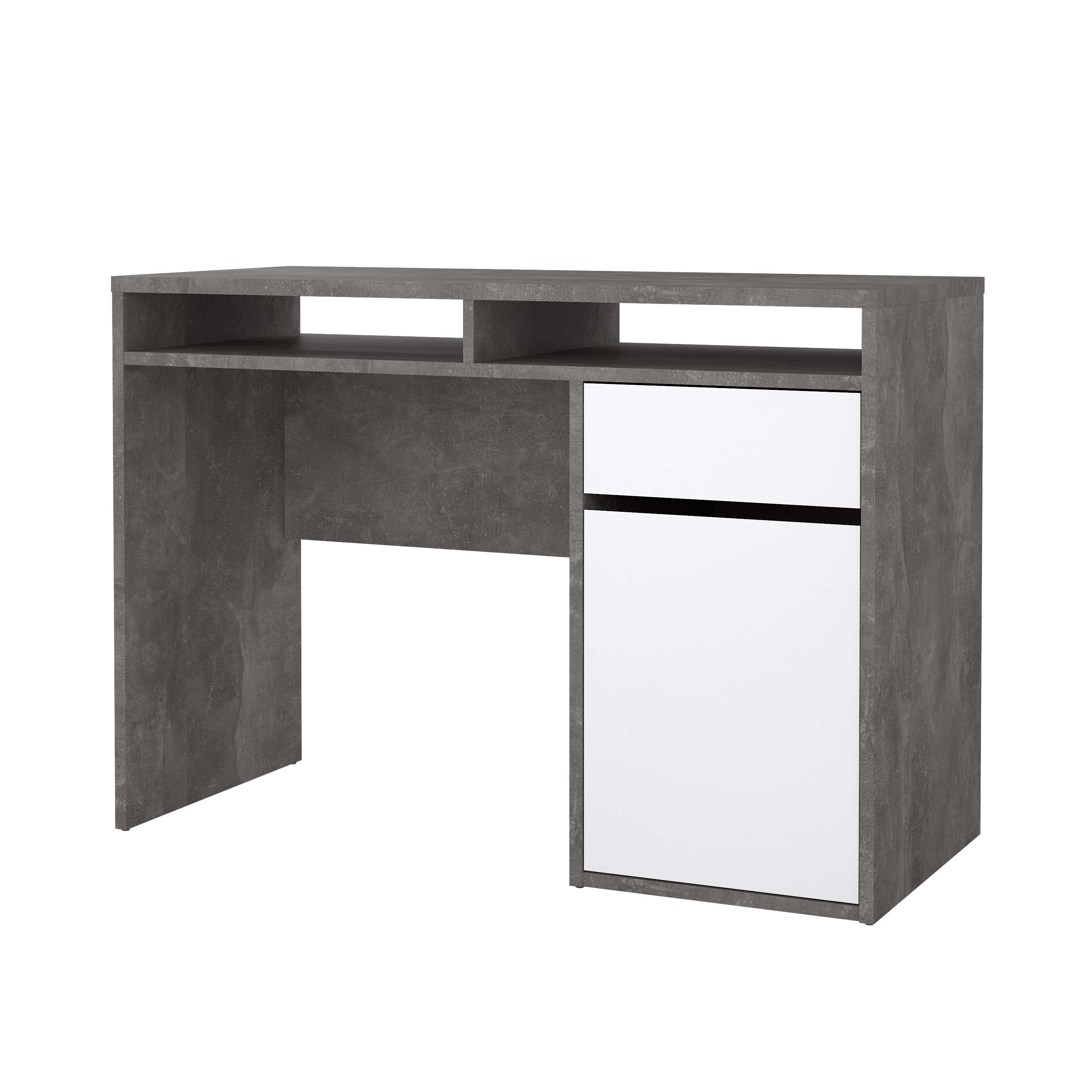 Function Plus Desk 70488 - Oxid Beton White - 70488gxuu