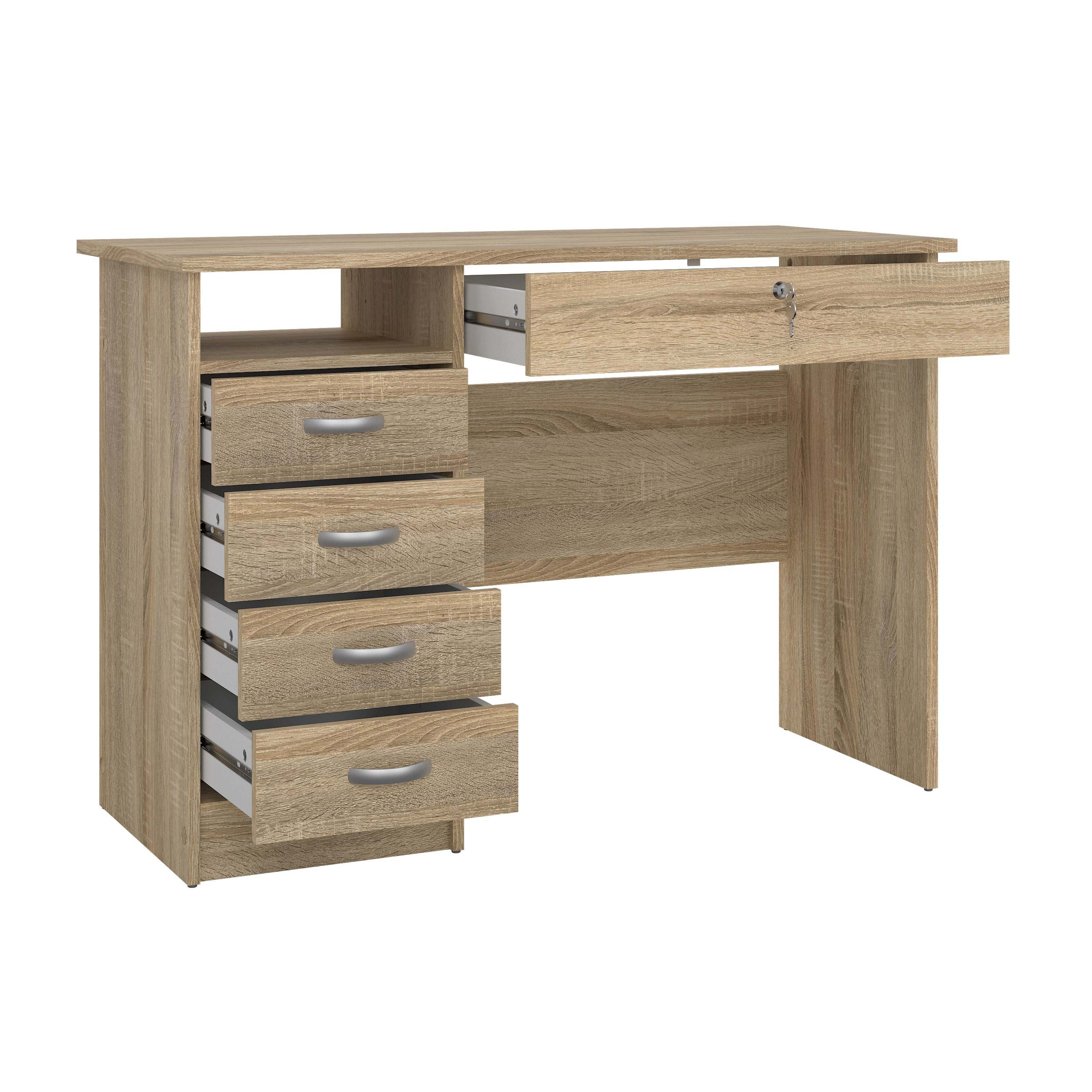 Function Plus Desk 80163 - Oak - 80163akak