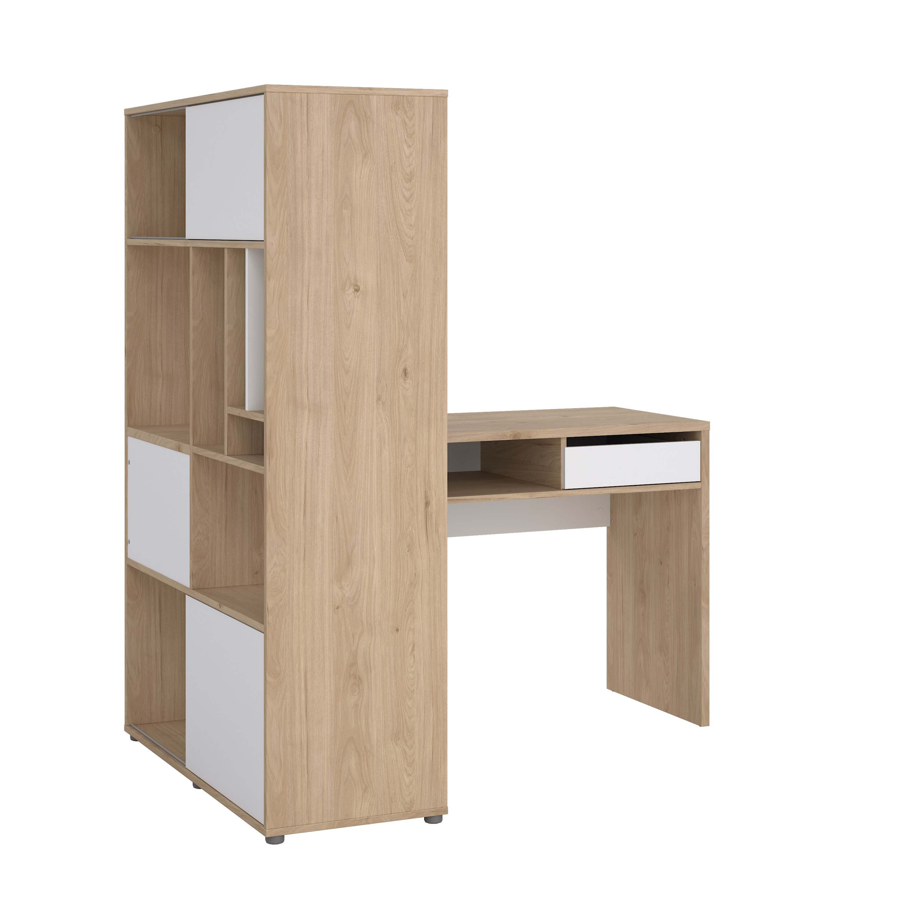 Function Plus Desk 80178 - Jackson Hickory White  - 80178hluu