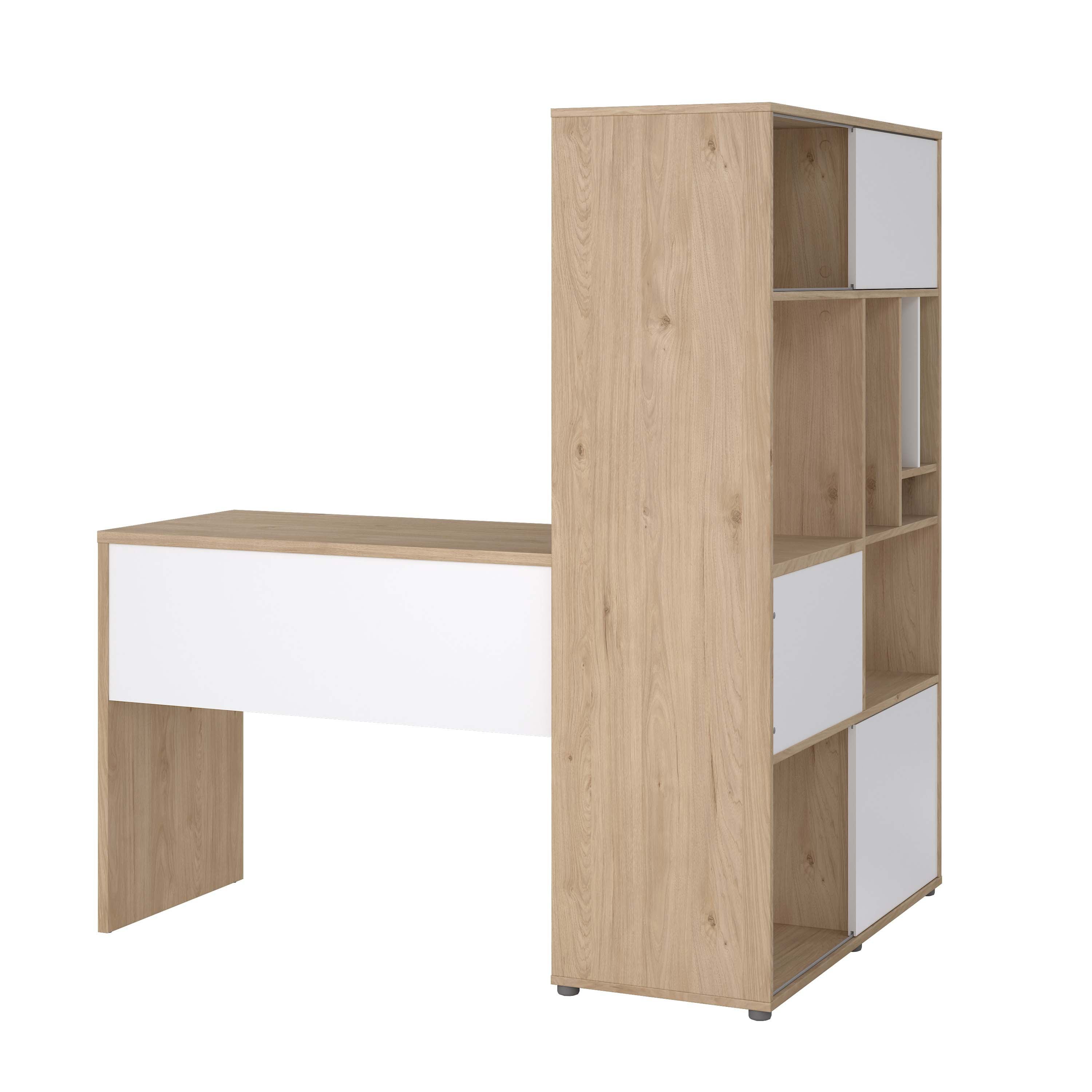 Function Plus Desk 80178 - Jackson Hickory White  - 80178hluu