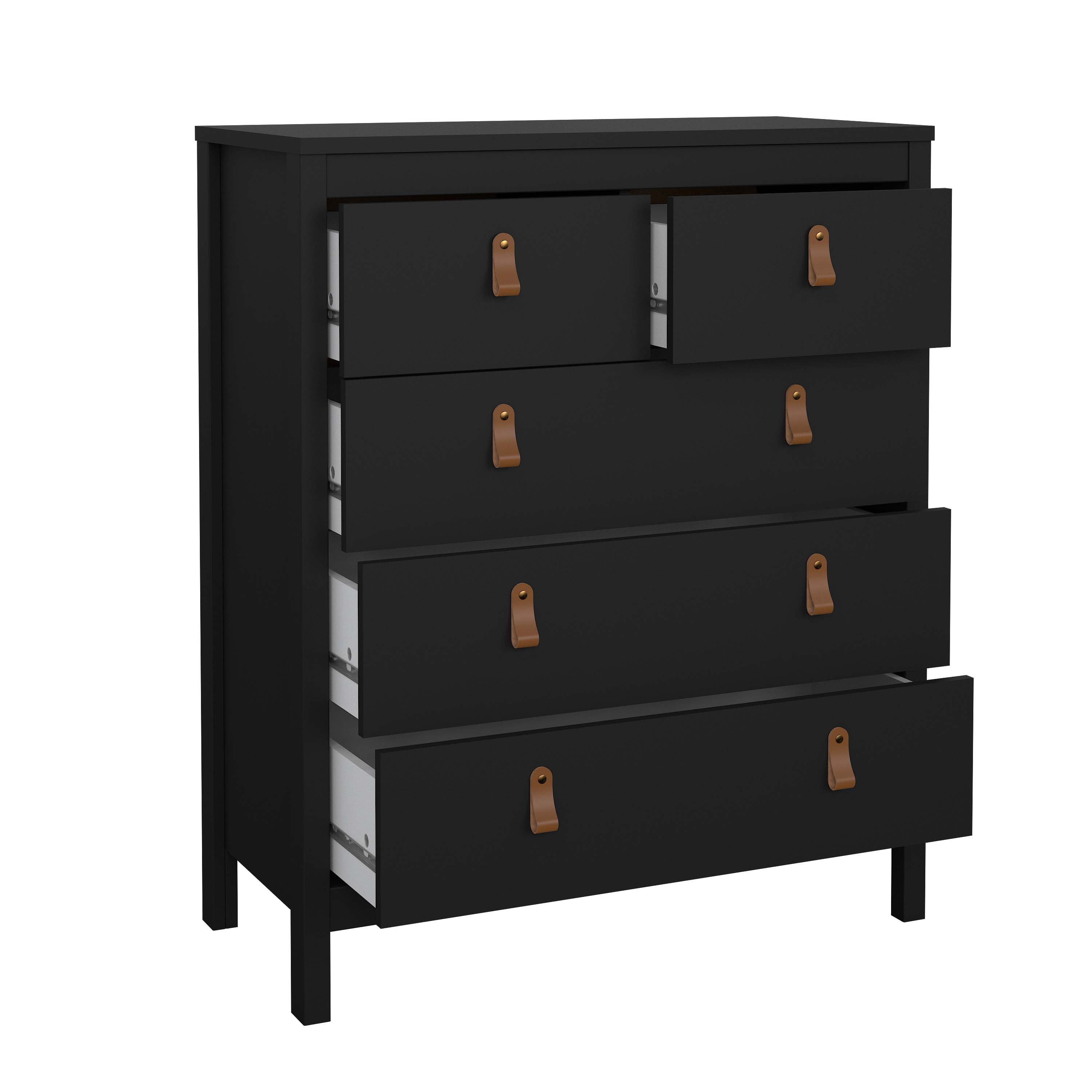 Madrid 3+2 Chest - Black - 79661gmgm