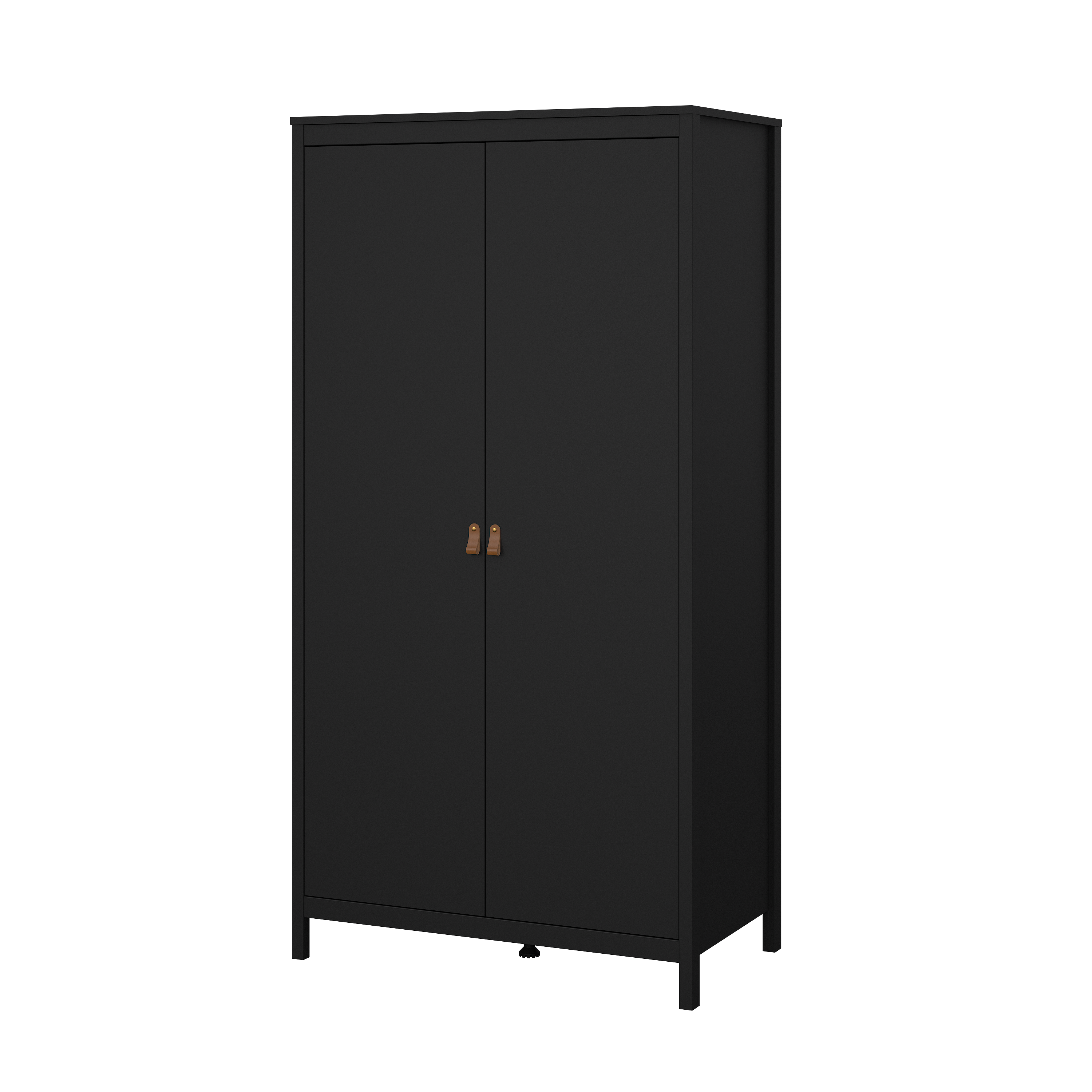 Madrid 2 Door Wardrobe - Black - 79672gmgm