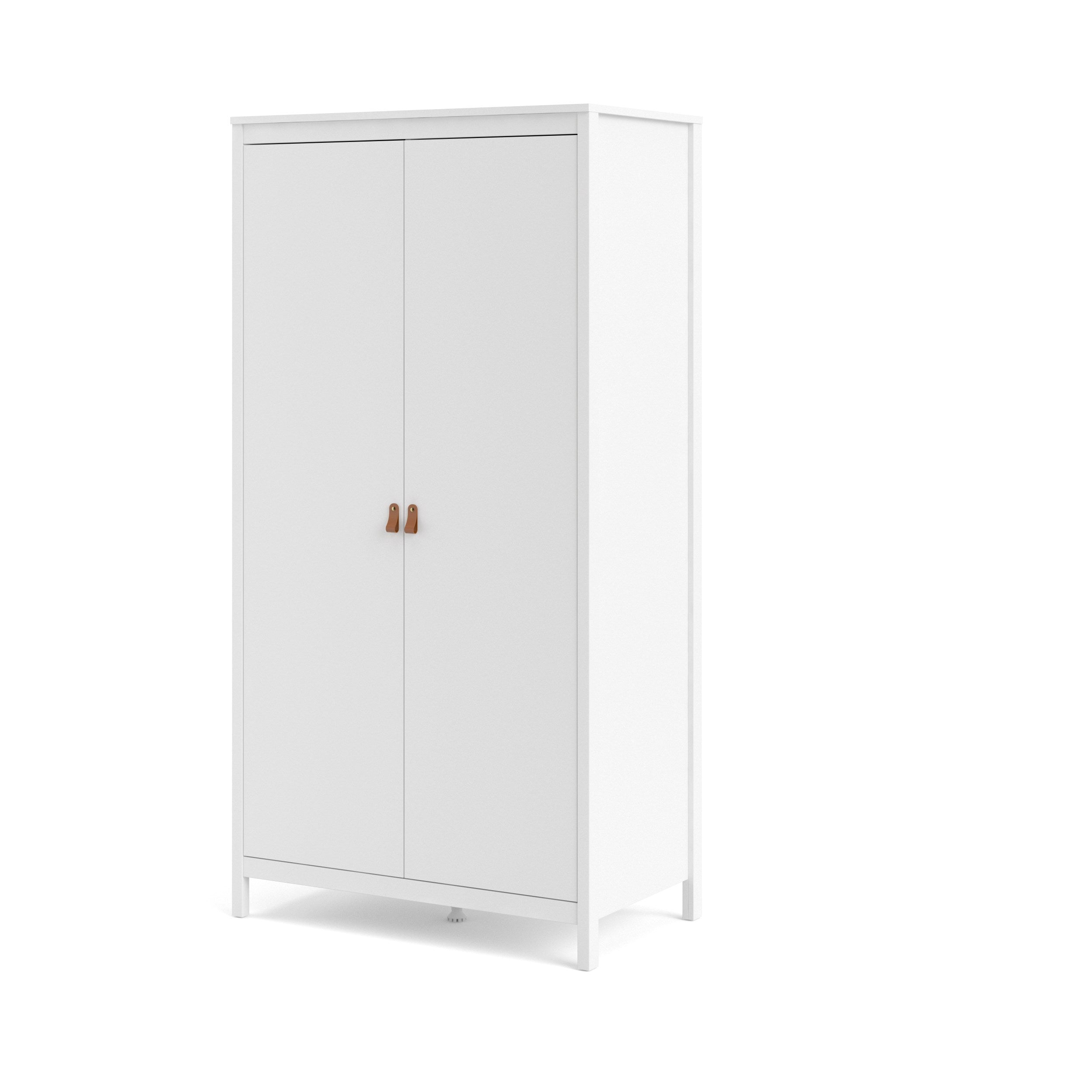 Madrid 2 Door Wardrobe - White - 796724949