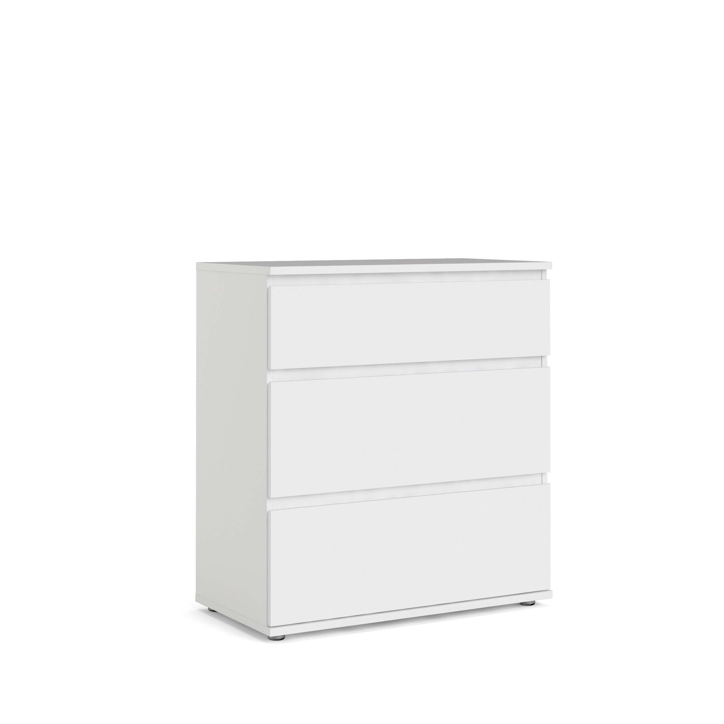 Nova 3 Drawer Chest - White - 7109449