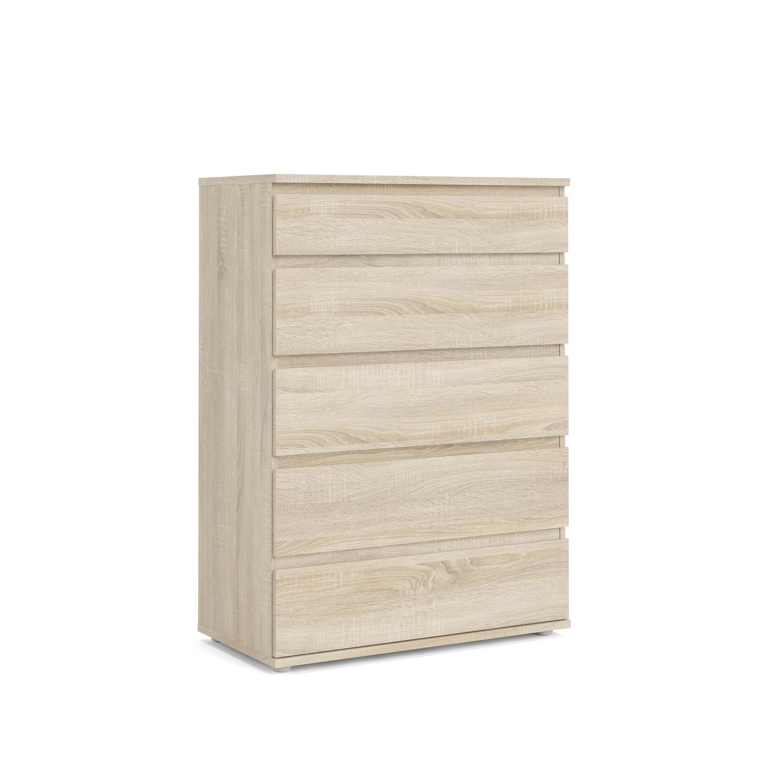 Nova 5 Drawer Wide Chest - Oak - 71200ak