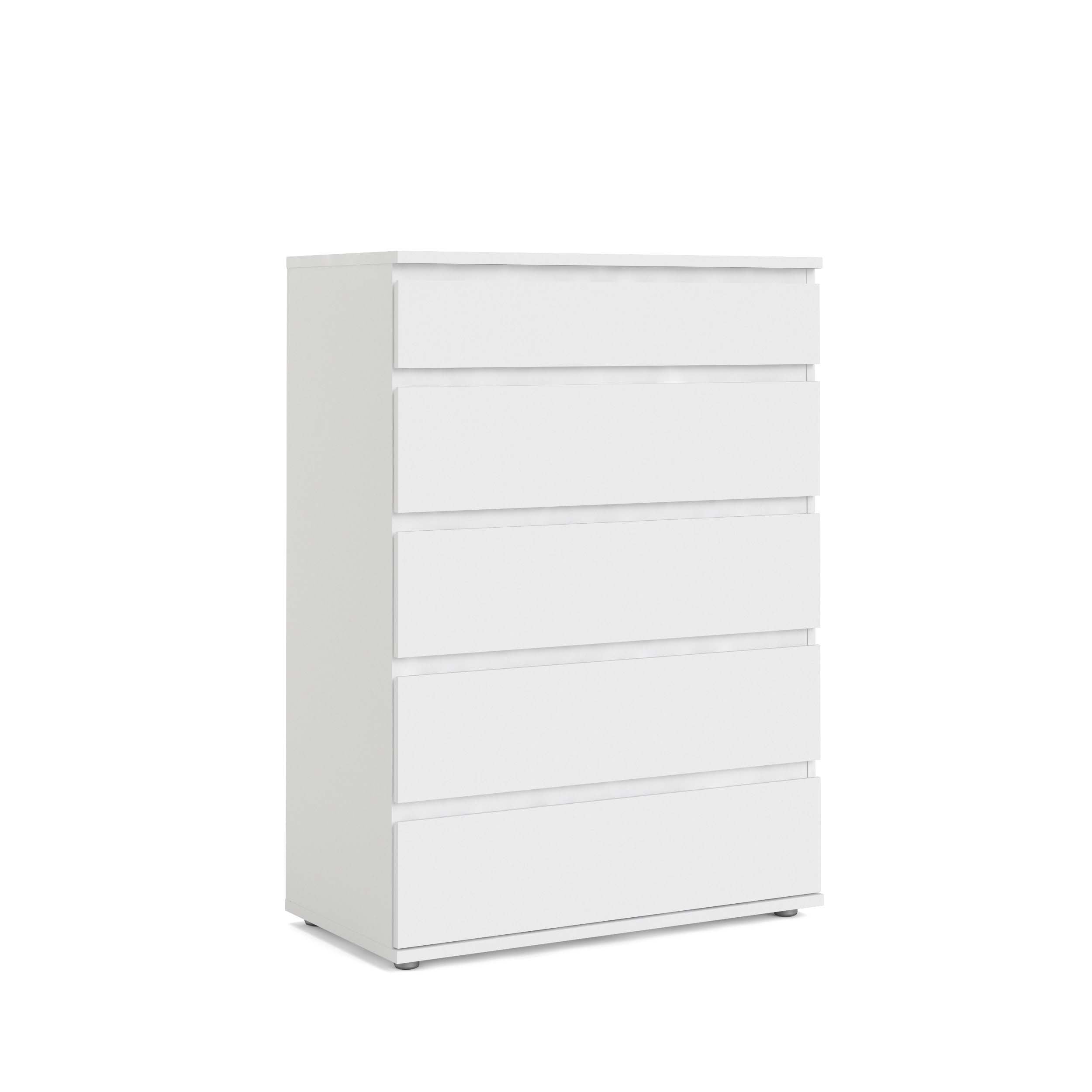 Nova 5 Drawer Wide Chest - White - 7120049