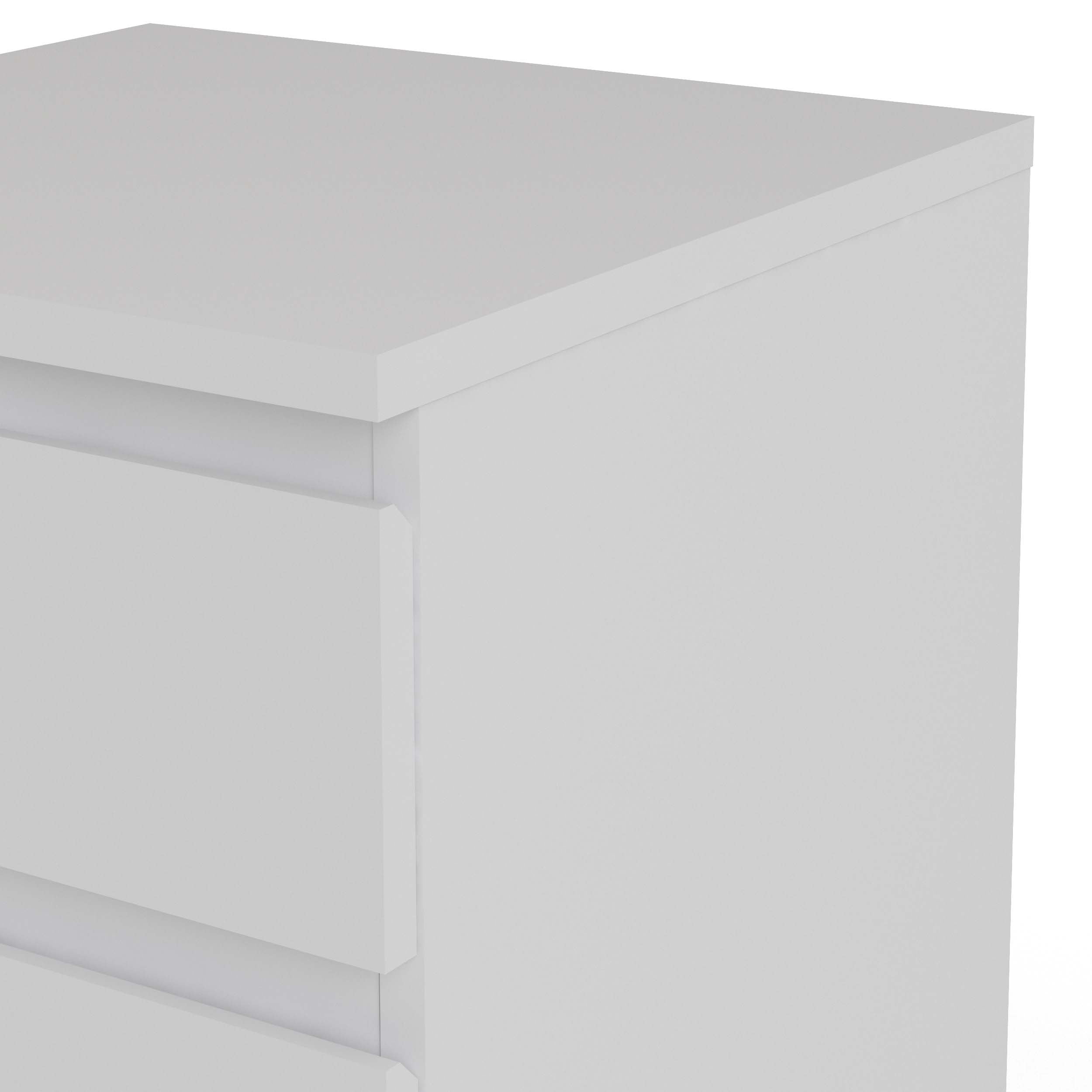 Nova 5 Drawer Narrow Chest - White - 7109649