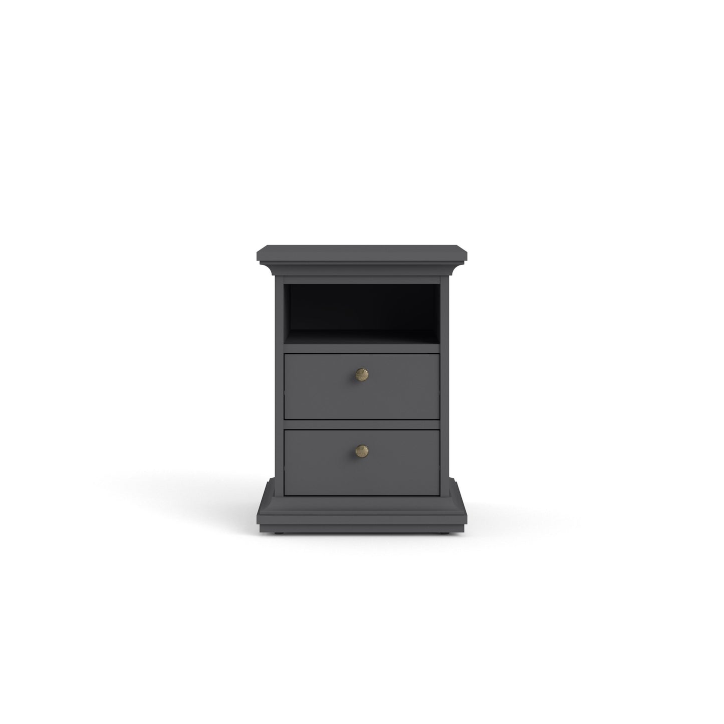 Paris Small Bedside - Grey - 70302igig